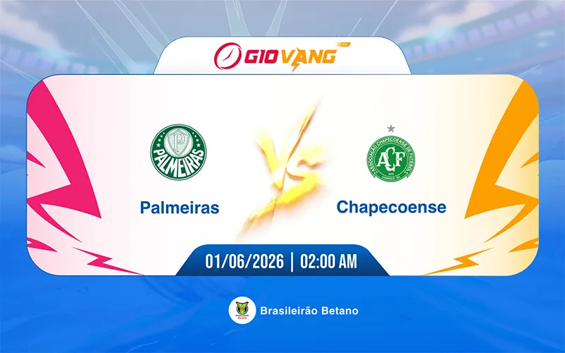 Soi kèo Palmeiras và Chapecoense 02h00 ngày 01/6/2026 – VĐQG Brazil