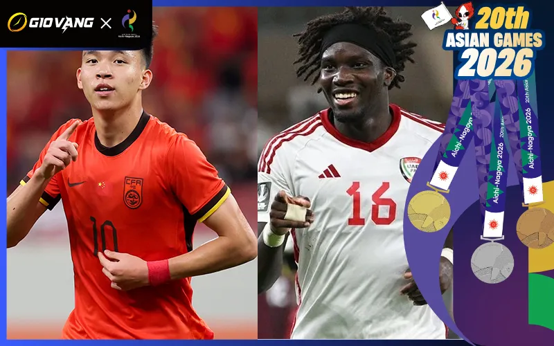 Nhận định soi kèo bóng đá U23 Trung Quốc vs U23 UAE 12h30 ngày 23/9/2026