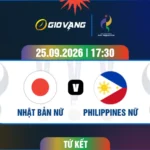 Soi kèo nữ Nhật Bản vs nữ Philippines 17h30 ngày 25/9/2026 – ASIAD 2026