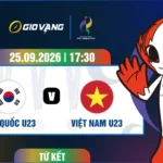 Soi kèo U23 Hàn Quốc vs U23 Việt Nam 17h30 ngày 25/9/2026 – ASIAD 2026