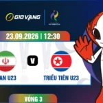 Soi kèo U23 Iran vs U23 Triều Tiên 12h30 ngày 23/9/2026 – ASIAD 2026