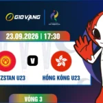 Soi kèo U23 Kyrgyzstan vs U23 Hongkong 17h30 ngày 23/9/2026 – ASIAD 2026