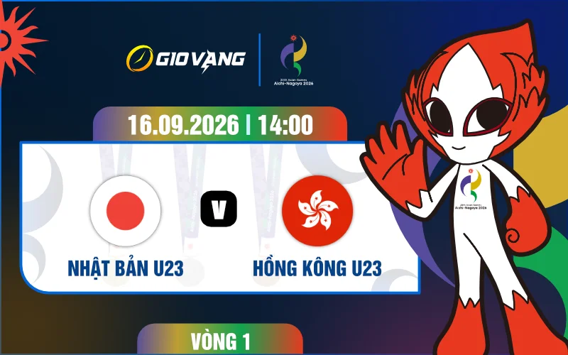 Soi kèo U23 Nhật Bản vs U23 Hongkong 17h30 ngày 16/9/2026 – ASIAD 2026