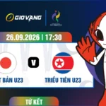 Soi kèo U23 Nhật Bản vs U23 Triều Tiên 17h30 ngày 26/9/2026 – ASIAD 2026